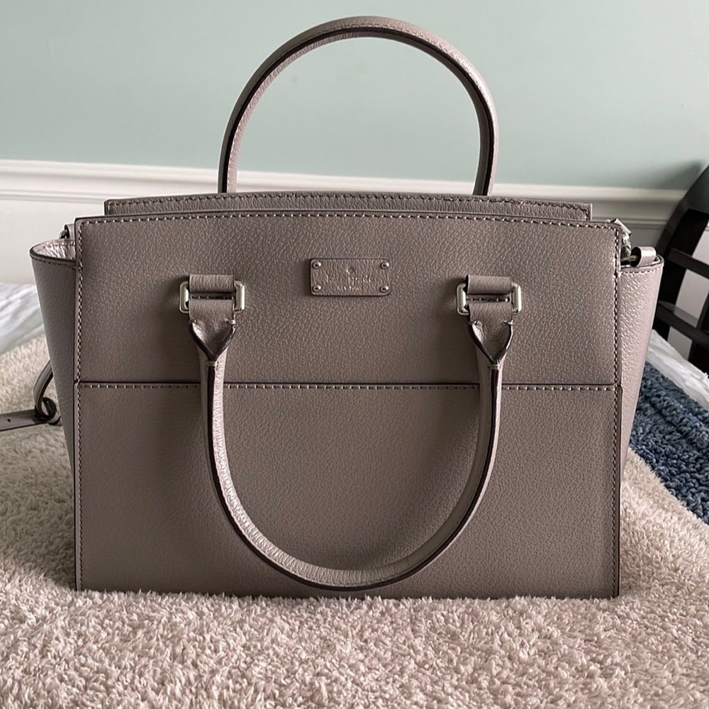 Gray Kate Spade Bag
